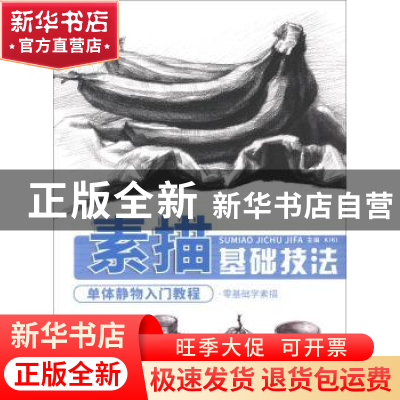 正版 素描基础技法:单体静物入门教程 KIKI主编 北京工艺美术出版