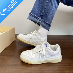 SUNTEK北风 小众复古休闲板鞋女ins2023春季新款港风简约百搭小白鞋潮