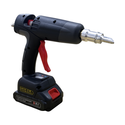 佰纳瑞(BAINARUI) 有线热熔胶枪100w+10根胶棒 适用于11mm胶棒 黄黑 BR-JQ11