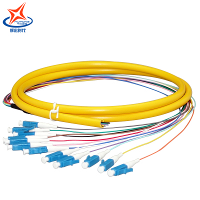 辉宏时代束状尾纤12芯FC单模尾纤FCSTSCLC口光纤配线架ODF架尾纤