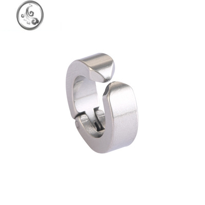 JiMi潮男钛钢假耳钉耳夹男女假耳扣2022年新款儿童无耳洞耳环