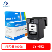 兰韵 黑色墨盒 LY-682 适用惠普2336/2775/2776/2777/2778/2779/4175/4178