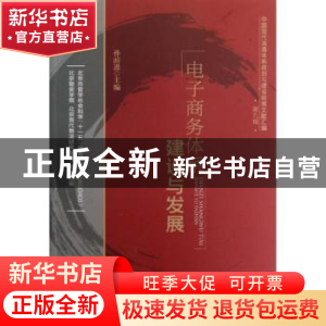 正版 电子商务体系建设与发展 孙前进主编 中国财富出版社 978750
