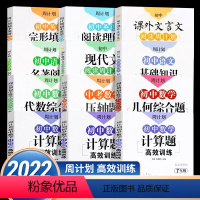 [语文]全套 九年级/初中三年级 [正版]周计划初中语文数学英语计算题专项训练七八九年级中考必刷题初一二三基础知识现代文