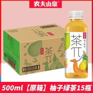 农夫山泉茶π柚子绿茶 500ml*15瓶