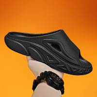 slippers男士一字拖鞋时尚纯色百搭平底凉拖鞋新款大码新款男鞋