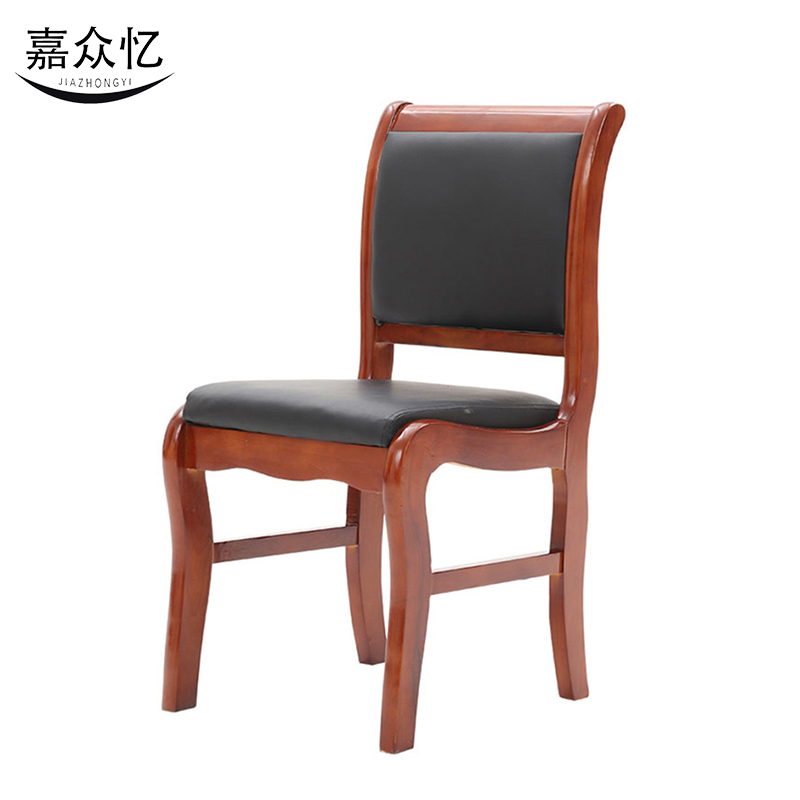 嘉众忆 办公椅实木靠背椅会议椅48*50*90cm JZY-JZ259 把