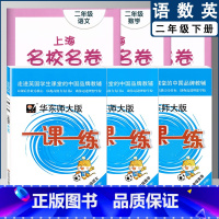 一课一练+名校名卷 二下 小学通用 [正版]2022上海名校名卷一二年级上三四五年级上册下册语文数学英语12345第一二