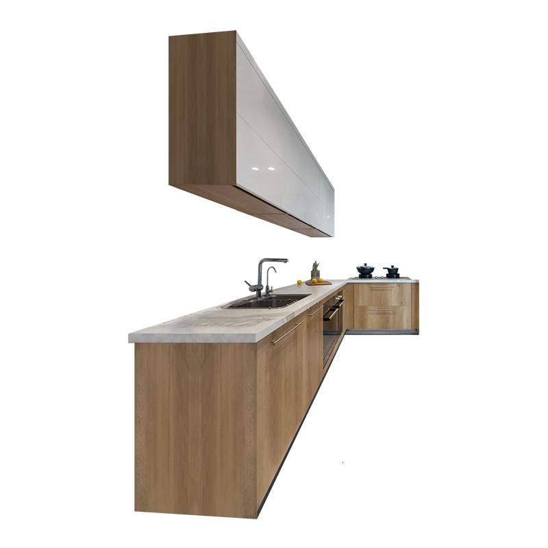 宽窄成都橱柜定制一体式现代简轻奢厨房厨柜整体橱柜定做设计装修闪电