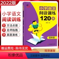 [正版]2022版超能学典小学语文阅读训练120篇四年级上下册通用版小学生4年级语文阅读专项训练习题集知识集锦方法点拨