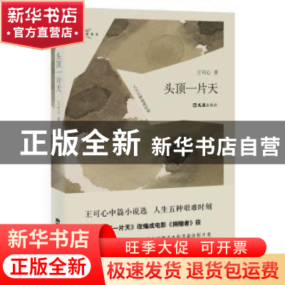 正版 头顶一片天 王可心著 文汇出版社 9787549620449 书籍