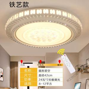 苏宁放心购 LED吸顶灯简约现代2019年新款圆形客厅灯卧室灯大气过道阳台灯具