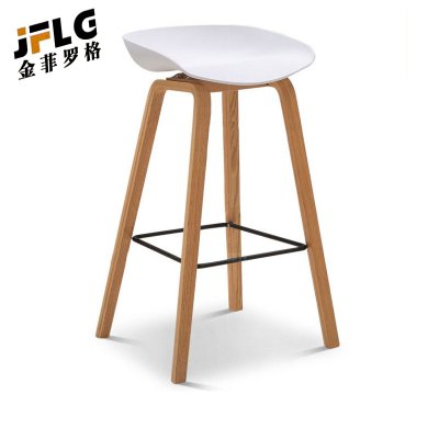 金菲罗格多色实木椅脚吧椅 颜色备注