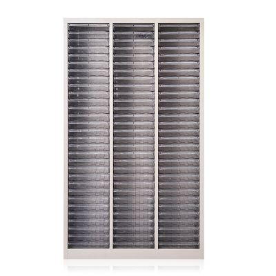 全简家具零件柜螺丝盒电子元件资料文件收纳柜90抽透明不带门