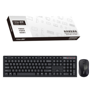 富勒fuhlen A160SG商务办公无线键鼠套装 (计价单位:套)黑色