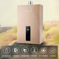 能率(NORITZ) 13升燃气热水器 GQ-13EW5FEX(天然气) app智控恒温 无极换挡燃烧 停水控温