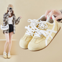 ins韩版新款德训鞋女20266春季跑步休闲街拍厚底增高