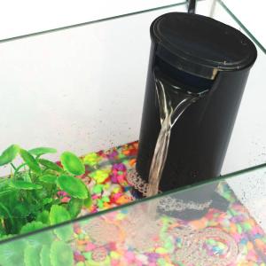 低水位过滤器 乌龟缸圆形鱼缸过滤器 小鱼缸过滤器5W