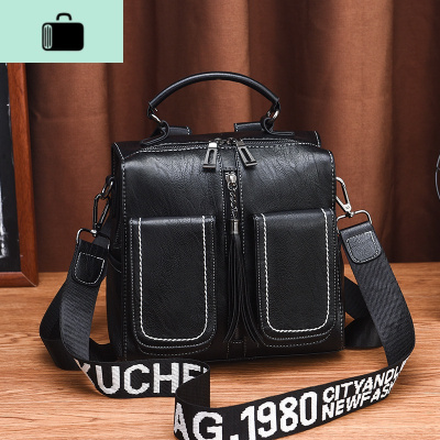 2020质感包包女2019新款潮单肩斜挎女士百搭大容量手提小方包双肩NEW LAKE女斜挎包