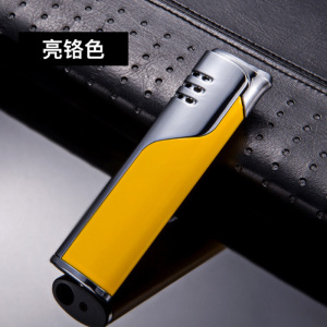 直充充气打火机直焰防风火机雪茄点火器金属个性创意送男朋友礼物