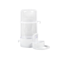 仓鼠自动喂食器用品荷兰猪金丝熊豚鼠松鼠兔食盆小型喝水杯