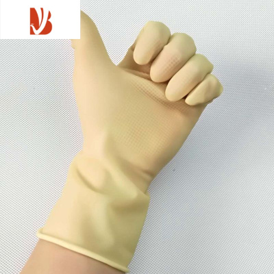 三维工匠10双贴手短款家务乳胶手套女洗碗厨房家用防水防滑高弹