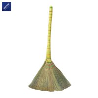 安居先森纯手工草编笤帚扫帚扫把 草柄芒草 作物原色