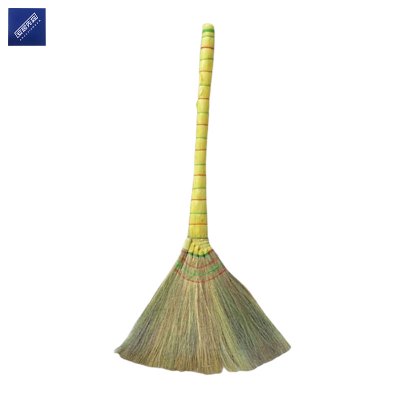 安居先森纯手工草编笤帚扫帚扫把 草柄芒草 作物原色