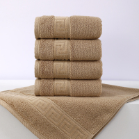 鲸轩 M805 34*74cm 130g 日出印象新疆长绒棉毛巾(计价单位:条)咖色