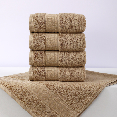 鲸轩 M805 34*74cm 130g 日出印象新疆长绒棉毛巾(计价单位:条)咖色