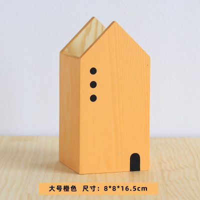 多功能学生桌面可爱笔筒收纳盒北欧创意个性ins少女时尚简约摆件三维工匠大号蓝色