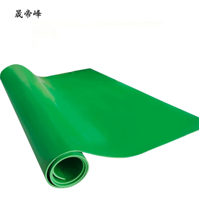 晟帝峰 绝缘橡胶垫 绿 1m*1m*厚8mm25kv 平方米