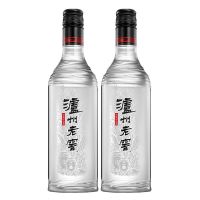 泸州老窖黑盖二曲光瓶42度500ml*2瓶浓香型白酒高性价比光瓶酒