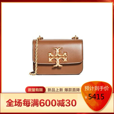 汤丽柏琦ToryBurch2021新款小号Eleanor时尚百搭小清新休闲风单肩包女欧美时尚优雅气质皮质斜挎包Moose