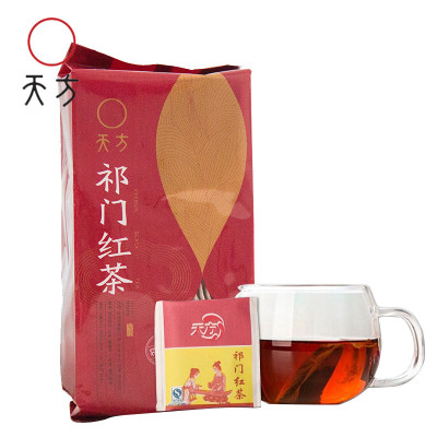安徽天方茶叶135g祁门红茶袋泡茶 宾馆酒店小茶包袋泡红茶 小袋泡内含75包*1.8g