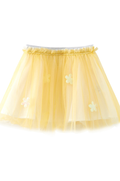 [1件5折价:70]moomoo童装女童裙装夏季新款女中大童休闲洋气网纱半身短裙