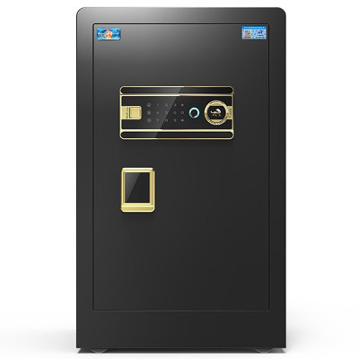 虎牌 保险柜 家用办公小型指纹密码WiFi保管柜全钢防盗入墙入柜保险箱 博瑞系列 70cm 钢琴黑