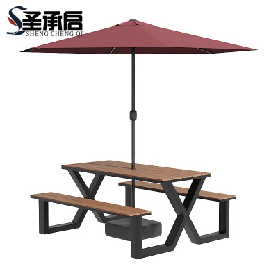 圣承启 连体桌椅 140cm 套