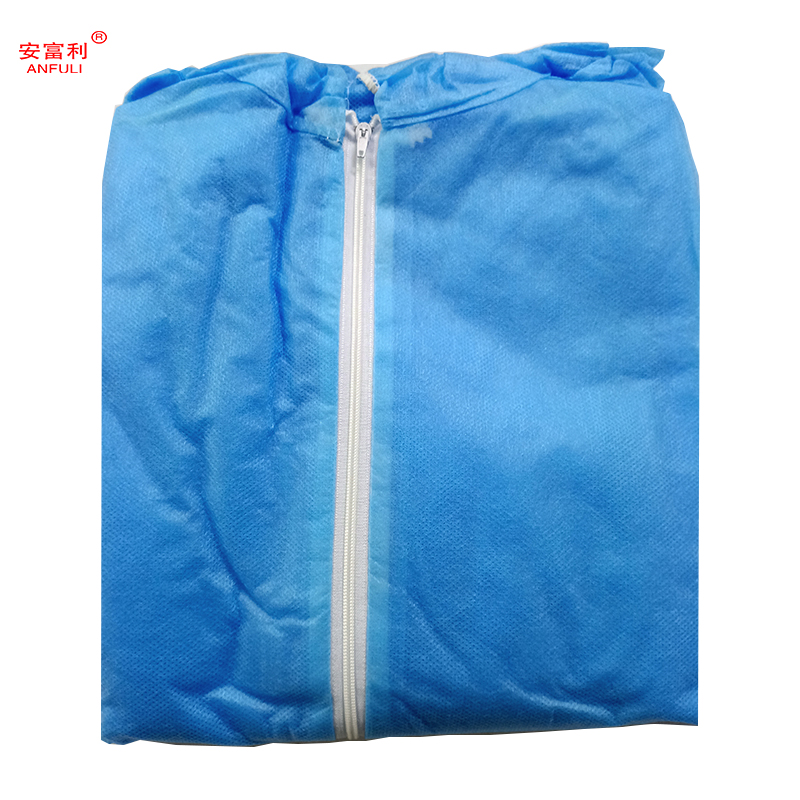 安富利一次性连体防护服 蓝色/件