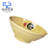 万允 密胺中式螺纹面碗7.5寸/个(7.5寸)