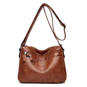 Ceba女包2023新款多层百搭宽带单肩斜挎包休闲大容量中老年妈妈