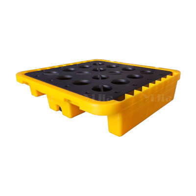 翌嘉YJ4120548防渗漏托盘危废化学品防泄漏塑料托盘 720*720*160