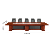 榭邦1 办公家具 7000mm*2000mm*760mm大型油漆会议桌