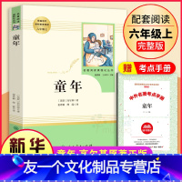 [友一个正版]童年 高尔基原著人民教育出版社 六年级上必读课外阅读书籍完整版无删减 小学生语文教材配套书目世界名著