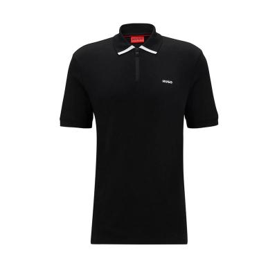 Hugo boss男装LOGO奢侈品奢侈品服饰棉氨纶材质POLO衫休闲商务