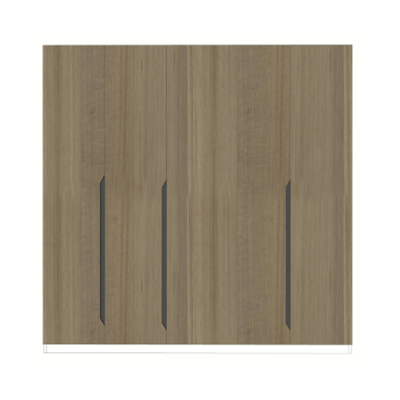 现代生态实颗粒板木衣柜2