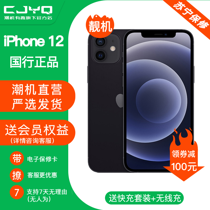 [二手99新] Apple iPhone 12 黑色 256GB 二手苹果12手机 全网通 双卡双待 国行5G 正品手机