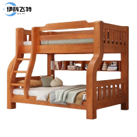 伊科飞特宿舍双层高低床2000*1350*1600mm+书架+床垫套