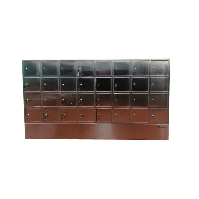 天瑞通邦 不锈钢32门存放柜(加厚款) 1800*320*1000mm 套