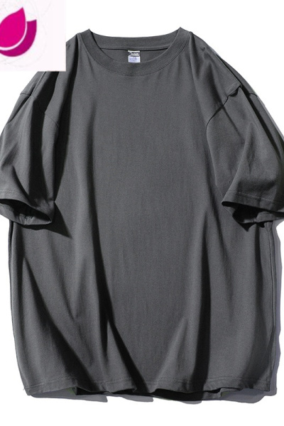 七斓2023夏装新款朋克风短袖T恤220g经典双纱百搭男女青春摇滚tee